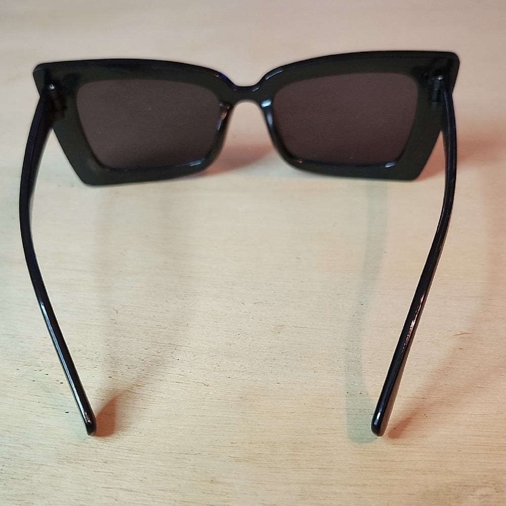 Retro Vintage Large Frame Rectangular Sunglasses - image 3